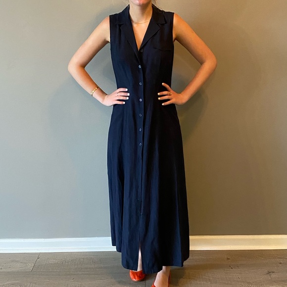 Grace Button Down Maxi Dress - Picture 2 of 7